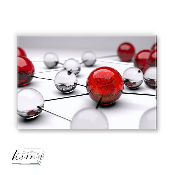 Red Balls Plexart - Kimy Design