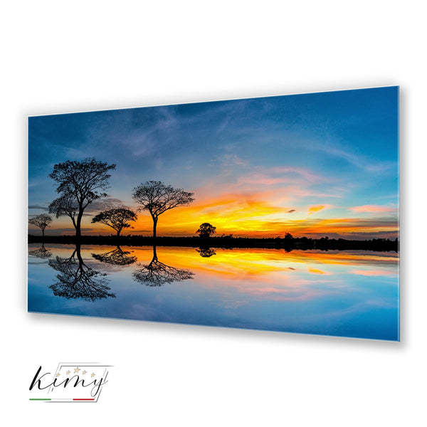 Sunset on the Lake Glass - Kimy Design