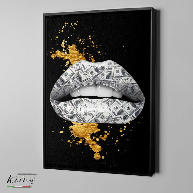 Money Lips Gold - Kimy Design