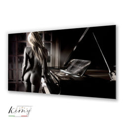 Pianist Woman Glass - Kimy Design