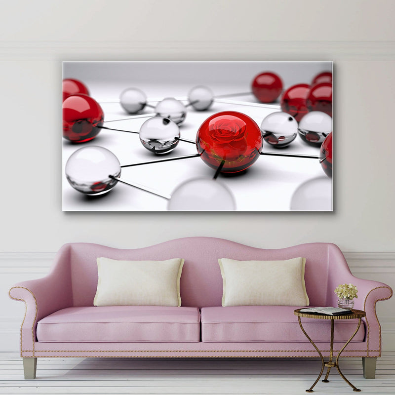 Red Balls Glass - Kimy Design