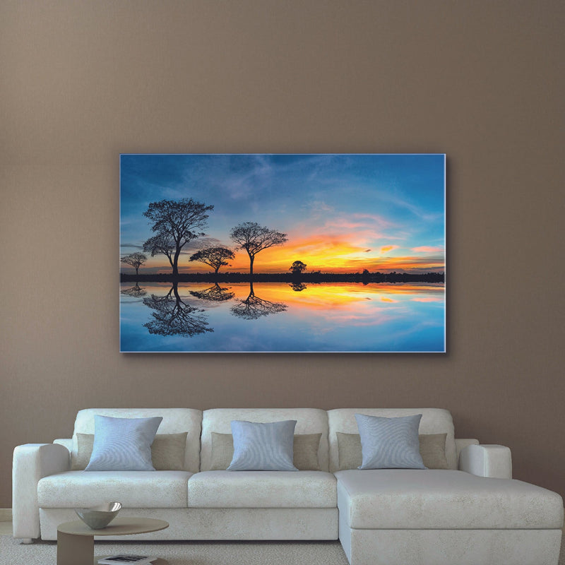 Sunset on the Lake Glass - Kimy Design